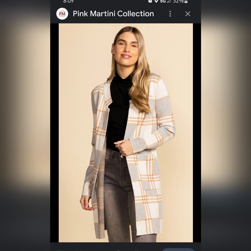 Pink Martini Coatigan